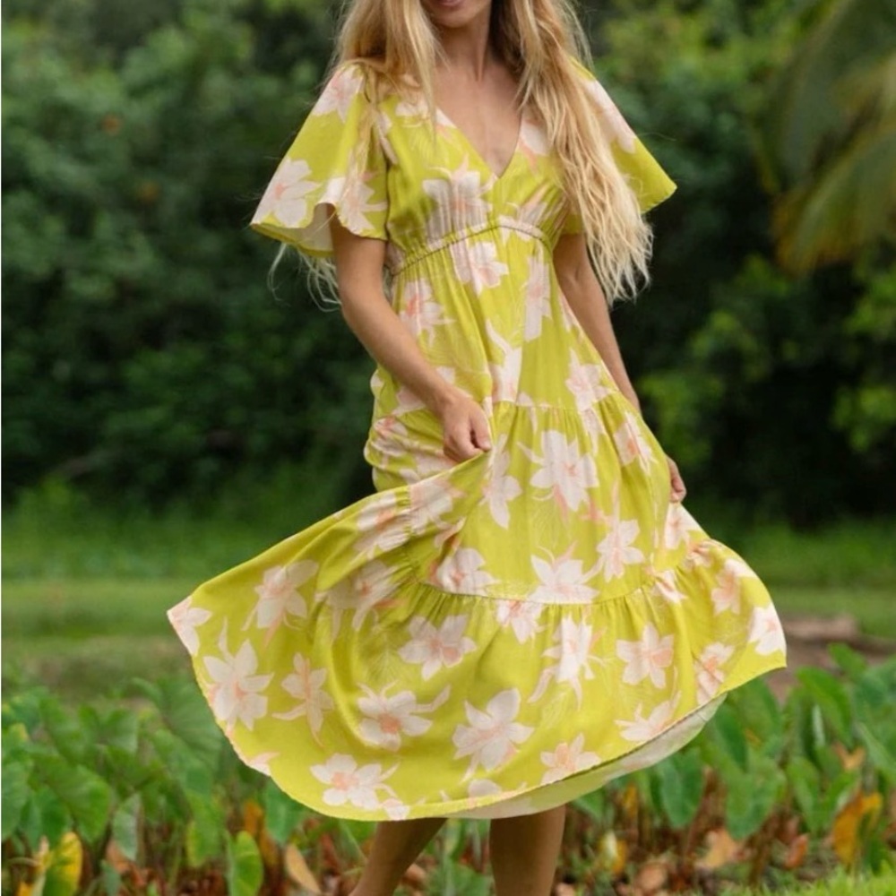 Yireh Mariana Dress in Isle Orchid (Melon) - Picture 4 of 10